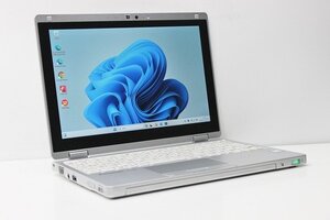 1円スタート ノートパソコン 2in1PC Windows11 WPS office搭載 Panasonic レッツノート CF-RZ6 第7世代 Core i5 SSD256GB メモリ8GB