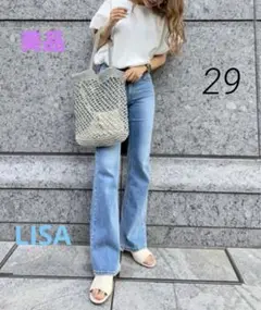 WOMEN サムシング ジーンズ LISA フレアデニム SKY31 レディース