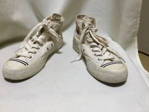 C2831　PRO KEDS　ホワイト系キャンパス地　ハイカットスニーカー　23，5㎝