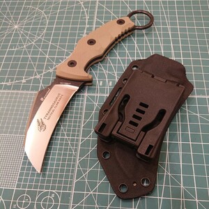 HX OUTDOORS MERCENASIES TACTICAL KNIFE /カランビットナイフ/タクティカルナイフ/カイデックスシース/フルタングナイフ/アンダーニンジャ