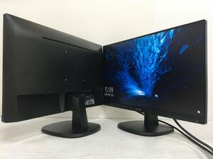 ☆【良品 ２台セット】PHILIPS 223V7Q ワイド液晶モニター 21.5インチ フルHD（1920x1080）D-Subx1/HDMI1.4x1/DisplayPort1.2x1 動作品