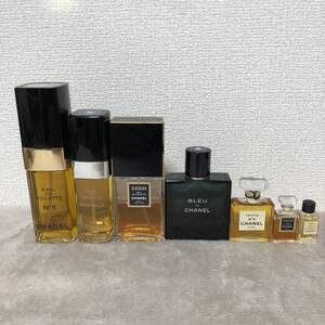 CHANEL　シャネル　香水まとめ　N°5　CRISTALLE　COCO　BLEU　中古品　現状品