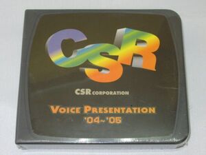 C16-20 未開封 CD ボイスサンプル CSRコーポレーション ZAIオフィス ボイスプレゼンテーション 2004～2005 ナレーター ナレーション TV CM