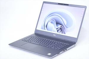 1円～ RTX3000 32Gメモリ Core i7 Windows11搭載 バッテリー良好 DELL Precision 7750 i7-10850H 32GB 512GB 17.3インチ FHD Wi-Fi6対応