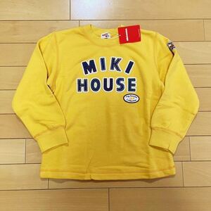 新品★MIKI HOUSE／ミキハウス★トレーナー 120 レトロ 定価7500円