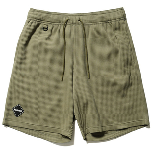 24SS新品LカーキF.C.Real BristolショートパンツTECH WAFFLE TEAM RELAX SHORTSハーフパンツFCRBブリストルSOPHジャージF.C.R.BゴルフBEIGE