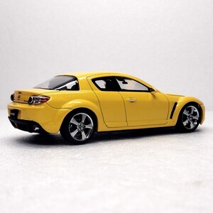 限定品 1/43 MTECH マツダ RX-8 RX8 SE3P SE3P型 ロータリーエンジン Mazda Rotary JDM 走り屋 レース 峠 イエロー ミニカー 1円〜 121515