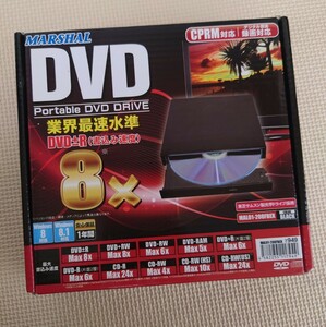 【通電確認済み】MARSHAL MAL01-208FBEX ポータブルDVDドライブUSB