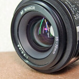 ニコン Nikon AF Nikkor 35-70mm　F3.3-4.5 標準ズームレンズ（中古動作品）