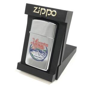 ＊【未使用】ZIPPO ナイアガラの滝 1992年 NIAGARA FALLS ONTARIO ライター 喫煙具 喫煙グッズ 煙草 タバコ ジッポー ケース付き