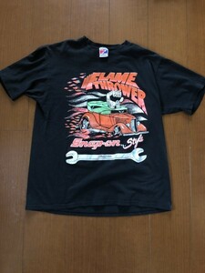 ９０’ｓ ビンテージ★スウィングスター製 ＳＷＩＮＧ ＳＴＥＲ エドロス 風 スナップオン ツール ＳＮＡＰ-ＯＮ ホッドロッド Ｔシャツ