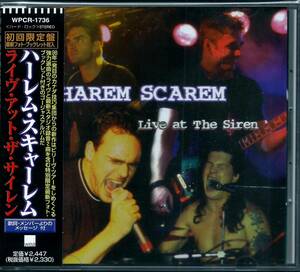 HAREM SCAREM / Live At The Siren WPCR-1736 国内盤 CD ハーレム・スキャーレム / ライヴ・アット・ザ・サイレン 4枚同梱発送可能