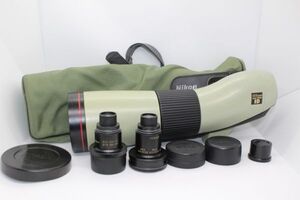 ニコン Nikon フィールドスコープ FIELD SCOPE ED78 D=78P + 接眼レンズ 2個付き #Z4628