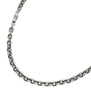 クロムハーツ Chrome Hearts PAPER CHAIN 18/ペーパーチェーン18inch サイズ:18inch シルバーネックレス 中古 OS06