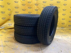 K-1368☆2020年製☆145/80R12LT DUNLOP WINTERMAXX SV01 残溝約7-7.5㎜☆スタッドレス☆(145R12同等品)☆軽トラ 軽バン☆