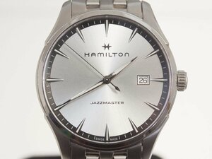 【HAMILTON】ハミルトン「ジャズマスター ジェント クォーツ」H32451151/H324510 メンズ 腕時計【中古品】