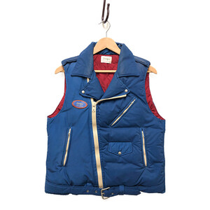 VISVIM ビズビム 品番 0120205013004 STRABLER DOWN VEST ダウンベスト ブルー サイズ１ 正規品 / 33070