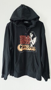 ヒステリックグラマー HYSTERIC GLAMOUR パーカー スウェットパーカー　黒 ブラック　サイズ L　送料無料