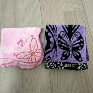 ANNA SUI　アナスイ　ハンカチ　2枚　タオルハンカチ