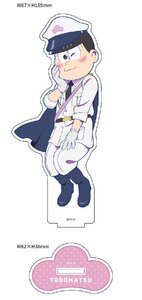 【新品/公式】おそ松さん 【描き下ろし】BIGアクリルスタンド トド松（白服） 公式グッズ colleize