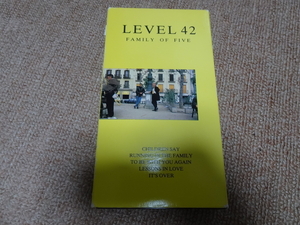 LEVEL 42（レベル４２）「FAMILY OF FIVE」1987年輸入盤VHS POLYGRAM VIDEO 080 277-3