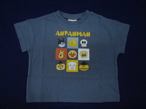 新品　SA3197-95　アンパンマン半袖Ｔシャツ　マリンブルー　レターパック発送（代引き不可）