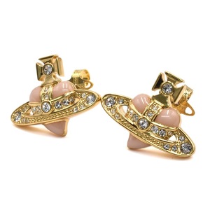 【新品未使用正規品】Vivienne Westwood ヴィヴィアン ウエストウッド 6201033K-02R655 EARRINGS ピアス レディース ゴールド×ピンク