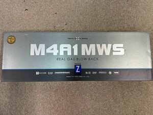 東京マルイ M4A1MWS Real Gas Blow Backガスブローバック ライト、スコープ、トレーサーユニット、マガジン2本、BB弾、ガス