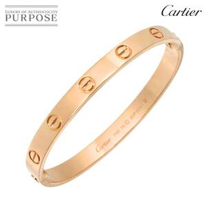 カルティエ Cartier ラブ ブレス #16 K18 PG ピンクゴールド 750 ブレスレット バングル Love Bracelet 90246124