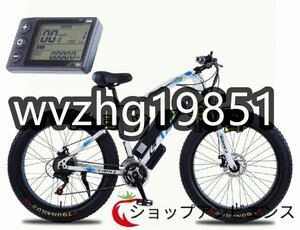 新品! 26x4.0インチ レトロな電動自転車 48v 750w 13Ah 30-40km リチウム電池 モトクロス