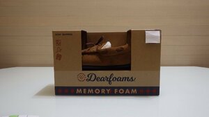 G886-22833 DEAFOAMS ディアフォームズ キッズ モカシン ブラウン US/13-1 JP/19cm～19.5cm ふわふわ素材で外履き&うち履どちらでも大丈夫