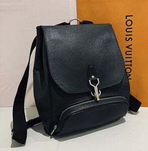 LOUIS VUITTON ● 新品 同様 バッグ ルイヴィトン レザー タイガ リュックサック バッグ リュック