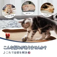 猫おもちゃ 自動 転がり振れバウンド3モード ボール