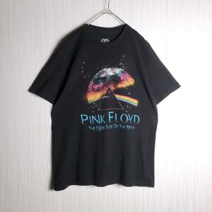 バンドTシャツ 音楽 半袖 ピンクフロイド メキシコ製 ML 黒 古着