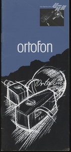 Ortofon 1998年6月カートリッジのカタログ オルトフォン 管6113