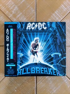 AC/DC　CD「ボールブレイカー」(初回のみの特典付・特製ボックス パッケージ・ディスコグラフィー ブックレット)