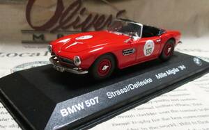 ★激レア絶版*ディーラー限定*PMA*1/43*BMW 507 Convertible #133 Mille Miglia 1994