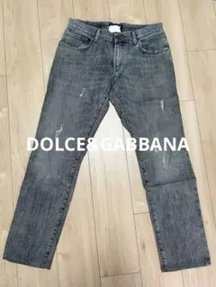 DOLCE&GABBANA ダメージ加工　デニム　起床