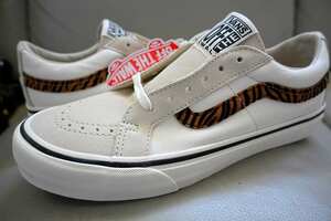 新品未使用 VANS バンズ SK8-LOW REISSUE SF スケートローリイシューSF VN0A4UWIA0O トラ タイガー柄 ナチュラル US9 27センチ 送料無料