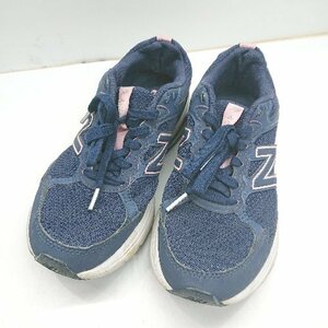 ◇ NEW BALANCE ニューバランス スニーカー サイズ23.0 ネイビー レディース E