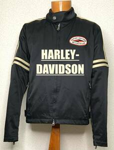 美品◇ハーレー純正ジャケット◇シングルライダース HARLEY DAVIDSON ナイロン