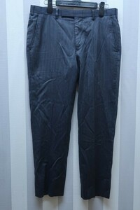 3-6125/バーバリーブラックレーベル ストライプスラックスパンツ BURBERRY BLACK LABEL 送料200円 