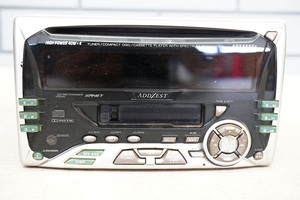 【ジャンク】 ADDZEST CDプレーヤー カセットプレーヤー FM/AMチューナー ADX5555z 40W×4 中古 スペクトラムアナライザー　[VJ39284]