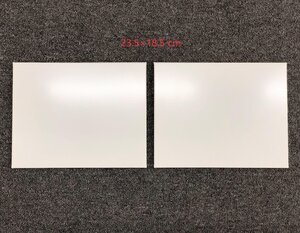 ★送料無料★■USM/ハラーシステム■パネル　23.5×18.5cm　白　2枚セット★埼玉発送★ゆ