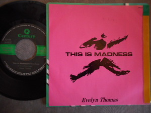 659 【EP】 イヴリン・トーマス Evelyn Thomas／This Is Madness／PRAC0020　プロモ・見本盤