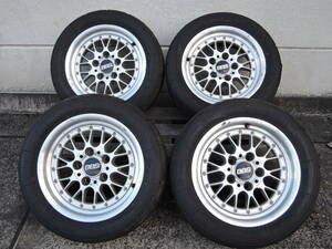 BBS RY021 社外ホイール 【訳アリ品】 4本 15インチ 7.5J PCD120-5穴 +15 BMW 3シリーズ E36 で使用 318is 320i アドバン 215/50R15 競技車