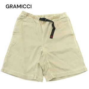 GRAMICCI USA グラミチ 春夏 USED加工★ クライミング ハーフ ショート パンツ Sz.S　メンズ ベージュ　A4B02298_5#P