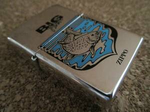 ZIPPO 『BIG FISH イトウ いとう』1998年4月製造 北海道 絶滅危惧種 釣り フィッシング オイルライター ジッポ 廃版激レア 未使用品