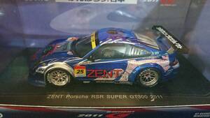 1/43 EBBRO 2011年スーパーGT ZENTポルシェRSR#25 都筑晶裕、土屋武士