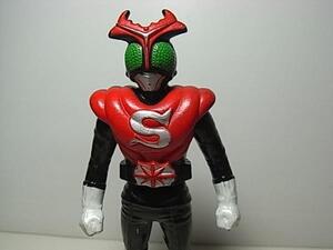 1989年製　ソフビ　 仮面ライダー ストロンガー　高さ12cm　BANDAI　石森プロ　JAPAN